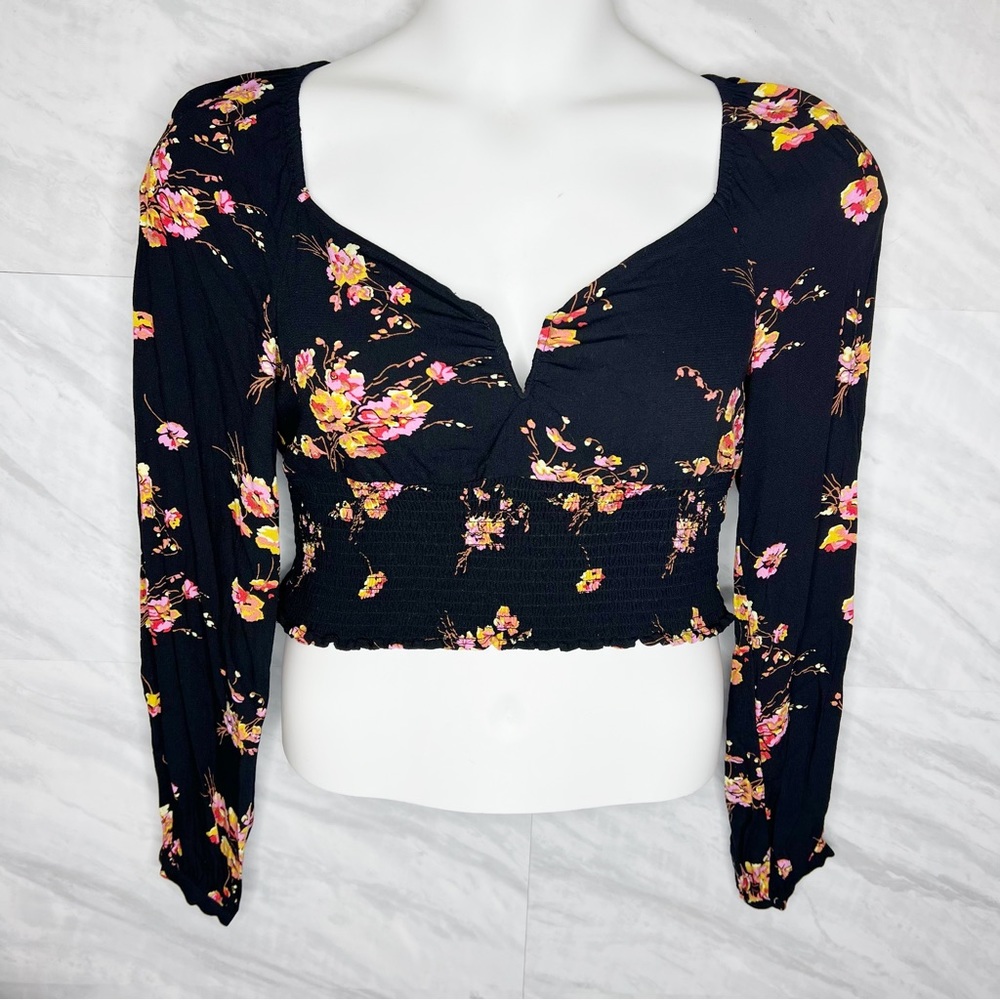 Leith Smocked Crop Small